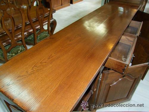 Antig&uuml;edades: BUFET/APARADOR ROBLE MACIZO REF.4280 - Foto 2